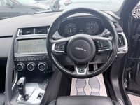 USED 2019 19 JAGUAR E-PACE Grey 2.0 D240 R-Dynamic HSE SUV, 47,000 miles, ULEZ compliant, Automatic AWD, 10in screen, 20in alloys, CarPlay/Android Auto, Meridian audio, camera. This 2019 Jaguar E-PACE D240 R-Dynamic HSE boasts an exceptionally low mileage for its age, having covered just 47,000 miles with only one owner from new. This impressive compact SUV features a powerful 2.0L diesel engine, delivering a brisk 0-60mph in just 6.8 seconds, all managed through a sophisticated Four Wheel Drive system. It meets Euro 6 emissions standards and comes with a 3 month warranty for your peace of mind, alongside a 12 month MOT provided on purchase. The vehicle's service histo