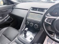 USED 2019 19 JAGUAR E-PACE Grey 2.0 D240 R-Dynamic HSE SUV, 47,000 miles, ULEZ compliant, Automatic AWD, 10in screen, 20in alloys, CarPlay/Android Auto, Meridian audio, camera. This 2019 Jaguar E-PACE D240 R-Dynamic HSE boasts an exceptionally low mileage for its age, having covered just 47,000 miles with only one owner from new. This impressive compact SUV features a powerful 2.0L diesel engine, delivering a brisk 0-60mph in just 6.8 seconds, all managed through a sophisticated Four Wheel Drive system. It meets Euro 6 emissions standards and comes with a 3 month warranty for your peace of mind, alongside a 12 month MOT provided on purchase. The vehicle's service histo