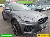 USED 2019 19 JAGUAR E-PACE Grey 2.0 D240 R-Dynamic HSE SUV, 47,000 miles, ULEZ compliant, Automatic AWD, 10in screen, 20in alloys, CarPlay/Android Auto, Meridian audio, camera. This 2019 Jaguar E-PACE D240 R-Dynamic HSE boasts an exceptionally low mileage for its age, having covered just 47,000 miles with only one owner from new. This impressive compact SUV features a powerful 2.0L diesel engine, delivering a brisk 0-60mph in just 6.8 seconds, all managed through a sophisticated Four Wheel Drive system. It meets Euro 6 emissions standards and comes with a 3 month warranty for your peace of mind, alongside a 12 month MOT provided on purchase. The vehicle's service histo