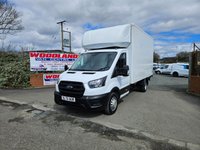 USED 2022 72 FORD TRANSIT  350 LEADER ECOBLUE LWB LUTON VAN WITH TAIL LIFT 57K ULEZ FREE ZONE NO VAT 