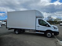USED 2022 72 FORD TRANSIT  350 LEADER ECOBLUE LWB LUTON VAN WITH TAIL LIFT 57K ULEZ FREE ZONE NO VAT 