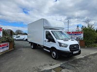 USED 2022 72 FORD TRANSIT  350 LEADER ECOBLUE LWB LUTON VAN WITH TAIL LIFT 57K ULEZ FREE ZONE NO VAT 
