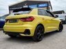 USED 2021 21 AUDI A1 1.0 TFSI 25 Black Edition Sportback 5dr Petrol S Tronic Euro 6 (s/s) (95 ps) Finished in PYTHON YELLOW MET with MYTHOS BLACK ROOF and contrasting PART LEATHER SPORTS trim. This Audi A1 Sportback is a posh small car that is comfortable, practical, fun and great to drive. If you're looking for a small, easy-to-drive car but don't want to compromise on quality, then this car is well worth a look. Features include, APPLE PLAY Sat Nav, Part Leather, Park Sensors, Alloys, A/C, DAB, B/Tooth, Cruise Control and much more. Serviced at 4019 miles, 31837 miles and at 67003 miles.