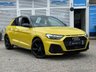 USED 2021 21 AUDI A1 1.0 TFSI 25 Black Edition Sportback 5dr Petrol S Tronic Euro 6 (s/s) (95 ps) Finished in PYTHON YELLOW MET with MYTHOS BLACK ROOF and contrasting PART LEATHER SPORTS trim. This Audi A1 Sportback is a posh small car that is comfortable, practical, fun and great to drive. If you're looking for a small, easy-to-drive car but don't want to compromise on quality, then this car is well worth a look. Features include, APPLE PLAY Sat Nav, Part Leather, Park Sensors, Alloys, A/C, DAB, B/Tooth, Cruise Control and much more. Serviced at 4019 miles, 31837 miles and at 67003 miles.