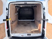 USED 2018 68 FORD TRANSIT CUSTOM White 2.0 300 EcoBlue panel van, 94,000 miles, Euro 6, ULEZ compliant, 6-speed manual, Aftermarket Touchscreen, Reverse Camera, Bluetooth. No VAT! This 2018 Ford Transit Custom offers excellent peace of mind with its MOT valid until December 2026. This 2.0 300 EcoBlue L1 H1 Euro 6 5dr model is equipped with a reliable 2.0L Diesel Engine and meets Euro 6 emissions standards. For your entertainment and connectivity needs, it features an AM-FM Radio with USB and Bluetooth, along with an Emergency Assistance function. The ICE Pack 12 provides a single DIN sized audio unit, also including Bluetooth functionality and a aftermarket touchscreen di