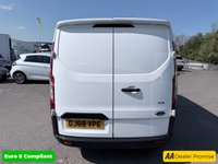 USED 2018 68 FORD TRANSIT CUSTOM White 2.0 300 EcoBlue panel van, 94,000 miles, Euro 6, ULEZ compliant, 6-speed manual, Aftermarket Touchscreen, Reverse Camera, Bluetooth. No VAT! This 2018 Ford Transit Custom offers excellent peace of mind with its MOT valid until December 2026. This 2.0 300 EcoBlue L1 H1 Euro 6 5dr model is equipped with a reliable 2.0L Diesel Engine and meets Euro 6 emissions standards. For your entertainment and connectivity needs, it features an AM-FM Radio with USB and Bluetooth, along with an Emergency Assistance function. The ICE Pack 12 provides a single DIN sized audio unit, also including Bluetooth functionality and a aftermarket touchscreen di