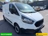 USED 2018 68 FORD TRANSIT CUSTOM White 2.0 300 EcoBlue panel van, 94,000 miles, Euro 6, ULEZ compliant, 6-speed manual, Aftermarket Touchscreen, Reverse Camera, Bluetooth. No VAT! This 2018 Ford Transit Custom offers excellent peace of mind with its MOT valid until December 2026. This 2.0 300 EcoBlue L1 H1 Euro 6 5dr model is equipped with a reliable 2.0L Diesel Engine and meets Euro 6 emissions standards. For your entertainment and connectivity needs, it features an AM-FM Radio with USB and Bluetooth, along with an Emergency Assistance function. The ICE Pack 12 provides a single DIN sized audio unit, also including Bluetooth functionality and a aftermarket touchscreen di