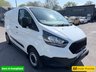 USED 2018 68 FORD TRANSIT CUSTOM White 2.0 300 EcoBlue panel van, 94,000 miles, Euro 6, ULEZ compliant, 6-speed manual, Aftermarket Touchscreen, Reverse Camera, Bluetooth. No VAT! This 2018 Ford Transit Custom offers excellent peace of mind with its MOT valid until December 2026. This 2.0 300 EcoBlue L1 H1 Euro 6 5dr model is equipped with a reliable 2.0L Diesel Engine and meets Euro 6 emissions standards. For your entertainment and connectivity needs, it features an AM-FM Radio with USB and Bluetooth, along with an Emergency Assistance function. The ICE Pack 12 provides a single DIN sized audio unit, also including Bluetooth functionality and a aftermarket touchscreen di