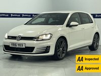 USED 2016 16 VOLKSWAGEN GOLF 2.0 TDI BlueMotion Tech GTD Hatchback 5dr Diesel Manual Euro 6 (s/s) (184 ps) - AA INSPECTED (&pound;35 ROAD TAX - SAT NAV)