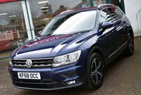 USED 2019 68 VOLKSWAGEN TIGUAN 2.0 TDI SE 5 DOOR DSG AUTO 148 BHP (EURO 6) Apple CarPlay / Android Auto