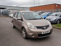 USED 2010 10 NISSAN NOTE 1.4 16V n-tec Hatchback 5dr Petrol Manual Euro 4 (88 ps) Budget clearance -  no inspection performed - no warranty provided - not eligible for financing - no part exchange accepted - classified as Trade/DIY clearance sale.