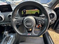 USED 2017 17 AUDI A3 2.0 TDI Black Edition Hatchback 3dr Diesel S Tronic Euro 6 (s/s) (150 ps) FULL HISTORY+NEW MOT