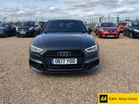 USED 2017 17 AUDI A3 2.0 TDI Black Edition Hatchback 3dr Diesel S Tronic Euro 6 (s/s) (150 ps) FULL HISTORY+NEW MOT