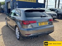 USED 2017 17 AUDI A3 2.0 TDI Black Edition Hatchback 3dr Diesel S Tronic Euro 6 (s/s) (150 ps) FULL HISTORY+NEW MOT