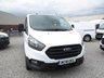 USED 2018 18 FORD TRANSIT CUSTOM 300 Double Cab 6 Seat Crew Van,  L1 H1, 2.0 EcoBlue 105ps, FRONT FOG LIGHTS, PARKING SENSORS, LOADING RAMP, CAMERA AND FULL SERVICE HISTORY, ONE OWNER, ONLY 64,000 miles