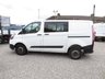 USED 2018 18 FORD TRANSIT CUSTOM 300 Double Cab 6 Seat Crew Van,  L1 H1, 2.0 EcoBlue 105ps, FRONT FOG LIGHTS, PARKING SENSORS, LOADING RAMP, CAMERA AND FULL SERVICE HISTORY, ONE OWNER, ONLY 64,000 miles