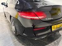 USED 2017 17 MERCEDES-BENZ C-CLASS 2.1 C250d AMG Line Coupe 2dr Diesel G-Tronic+ Euro 6 (s/s) (204 ps) Sat Nav-Full leather-Rear camera-DAB Radio-Cruise-Privacy-18