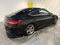 USED 2017 17 MERCEDES-BENZ C-CLASS 2.1 C250d AMG Line Coupe 2dr Diesel G-Tronic+ Euro 6 (s/s) (204 ps) Sat Nav-Full leather-Rear camera-DAB Radio-Cruise-Privacy-18