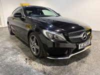 USED 2017 17 MERCEDES-BENZ C-CLASS 2.1 C250d AMG Line Coupe 2dr Diesel G-Tronic+ Euro 6 (s/s) (204 ps) Sat Nav-Full leather-Rear camera-DAB Radio-Cruise-Privacy-18