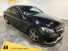 USED 2017 17 MERCEDES-BENZ C-CLASS 2.1 C250d AMG Line Coupe 2dr Diesel G-Tronic+ Euro 6 (s/s) (204 ps) Sat Nav-Full leather-Rear camera-DAB Radio-Cruise-Privacy-18