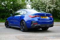 USED 2022 72 BMW I4 40 83.9kWh M Sport Gran Coupe 5dr Electric Auto eDrive (340 ps) PORTIMAO BLUE METALLIC PAINTWORK + ACC + H/K +  HUD + LASER LIGHTS