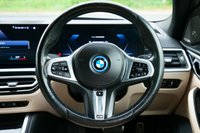 USED 2022 72 BMW I4 40 83.9kWh M Sport Gran Coupe 5dr Electric Auto eDrive (340 ps) PORTIMAO BLUE METALLIC PAINTWORK + ACC + H/K +  HUD + LASER LIGHTS