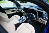 USED 2022 72 BMW I4 40 83.9kWh M Sport Gran Coupe 5dr Electric Auto eDrive (340 ps) PORTIMAO BLUE METALLIC PAINTWORK + ACC + H/K +  HUD + LASER LIGHTS