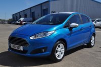 USED 2016 16 FORD FIESTA 1.0T EcoBoost Zetec Blue Edition Hatchback 5dr Petrol Manual Euro 6 (s/s) (100 ps) 1 Owner - Satellite Navigation - &pound;20Yearly Tax - Low Mileage!