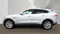 USED 2019 19 JAGUAR F-PACE 2.0 D180 Portfolio SUV 5dr Diesel Auto AWD Euro 6 (s/s) (180 ps) RHODIUM SILVER METALLIC PAINTWORK + SUNROOF + MERIDIAN + APPLE CARPLAY