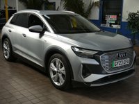 USED 2023 23 AUDI Q4 E-TRON 40 S line SUV 5dr Electric Auto 82kWh (204 ps) STUNNING EXAMPLE SAT NAV PART LEATHER HEATED SEATS CRUISE CONTROL PARKING SENSORS 1 OWNER WARRANTY