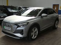 USED 2023 23 AUDI Q4 E-TRON 40 S line SUV 5dr Electric Auto 82kWh (204 ps) STUNNING EXAMPLE SAT NAV PART LEATHER HEATED SEATS CRUISE CONTROL PARKING SENSORS 1 OWNER WARRANTY