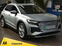 USED 2023 23 AUDI Q4 E-TRON 40 S line SUV 5dr Electric Auto 82kWh (204 ps) STUNNING EXAMPLE SAT NAV PART LEATHER HEATED SEATS CRUISE CONTROL PARKING SENSORS 1 OWNER WARRANTY