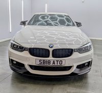USED 2018 18 BMW 4 SERIES 3.0 435d M Sport Coupe 2dr Diesel Auto xDrive Euro 6 (s/s) (313 ps) 20 INCH ALLOY WHEELS WITH M PERFORMANCE BODYKIT , SAT NAV , HEATED LEATHER SEATS , FRONT AND REAR PARKING SENSORS , REAR CAMERA , SERVICE HISTORY - LATEST APRIL 2026