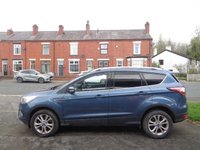 USED 2018 68 FORD KUGA 2.0 TDCi Titanium SUV 5dr Diesel Manual Euro 6 (s/s) (150 ps) SAT NAV HALF LEATHER SEATS 9 SERVICE STAMPS 12 MONTH MOT 2KEYS