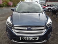 USED 2018 68 FORD KUGA 2.0 TDCi Titanium SUV 5dr Diesel Manual Euro 6 (s/s) (150 ps) SAT NAV HALF LEATHER SEATS 9 SERVICE STAMPS 12 MONTH MOT 2KEYS