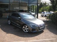 USED 2022 72 AUDI A3 1.0 TFSI 30 S line Sportback 5dr Petrol Manual Euro 6 (s/s) (110 ps) 2OWNERS-FSH-NAV-CAMERA-B+O-NAV