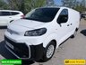 USED 2024 74 TOYOTA PROACE White 2.0D Icon LWB panel van, 9,900 miles, Euro 6, 6-Speed manual, A/C, Sat Nav, Cruise, 10in Display, Bluetooth. Plus VAT @ 20%! This 2024 Toyota ProAce 2.0D Icon Long Panel Van LWB Euro 6 6dr presents an exceptional opportunity with its remarkably low mileage of just 9900 miles, a significant advantage for a vehicle of its registration year. This one owner van, finished in the Icon trim, is powered by an efficient 2.0 litre diesel engine delivering 143 bhp and meets Euro 6 emission standards. It comes equipped with practical features such as manual air conditioning, dusk sensing headlights for enhanced visibility.  The P