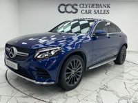 USED 2018 68 MERCEDES-BENZ GLC 2.1 GLC220d AMG Line (Premium) Coupe 5dr Diesel G-Tronic+ 4MATIC Euro 6 (s/s) (170 ps) Finished In Brilliant Blue, This GLC Comes With A Glass Panoramic Roof, 20" Alloy Wheels, Memory Seats, 2 Keys, Reversing Camera, Front And Rear Parking Sensors, Electric Tailgate, 12 Months MOT, 3 Months Warranty. Finance And Extended Warranty Available.