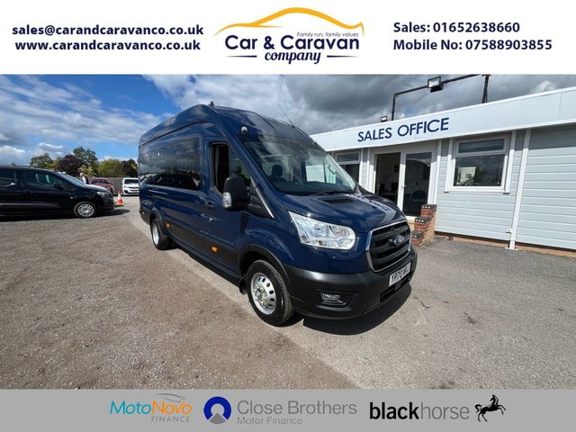 View our Ford Transit 2.0 460 EcoBlue Trend Minibus Double Cab 5dr Diesel Manual RWD L4 H3 Euro 6 (s/s) (17 Seat, DRW) (170 ps)