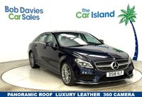 USED 2018 18 MERCEDES-BENZ CLS CLASS 2.1 CLS220d AMG Line (Premium) Coupe 4dr Diesel G-Tronic+ Euro 6 (s/s) (177 ps) Gorgeous Spec And Full Service History, SATNAV, CARPLAY, 360 Parking Camera, Opening Glass Sunroof, 19" Alloys & Heated Full Leather! 49000 Miles