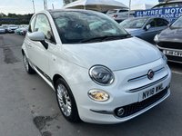 USED 2018 18 FIAT 500 1.2 Petrol, Lounge Edition, 3 Door Hatchback, Manual, Euro 6. FULL 12 MONTH MOT WITH EVERY CAR