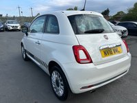 USED 2018 18 FIAT 500 1.2 Petrol, Lounge Edition, 3 Door Hatchback, Manual, Euro 6. FULL 12 MONTH MOT WITH EVERY CAR
