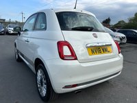 USED 2018 18 FIAT 500 1.2 Petrol, Lounge Edition, 3 Door Hatchback, Manual, Euro 6. FULL 12 MONTH MOT WITH EVERY CAR