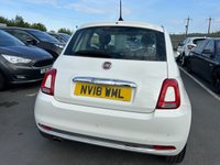 USED 2018 18 FIAT 500 1.2 Petrol, Lounge Edition, 3 Door Hatchback, Manual, Euro 6. FULL 12 MONTH MOT WITH EVERY CAR