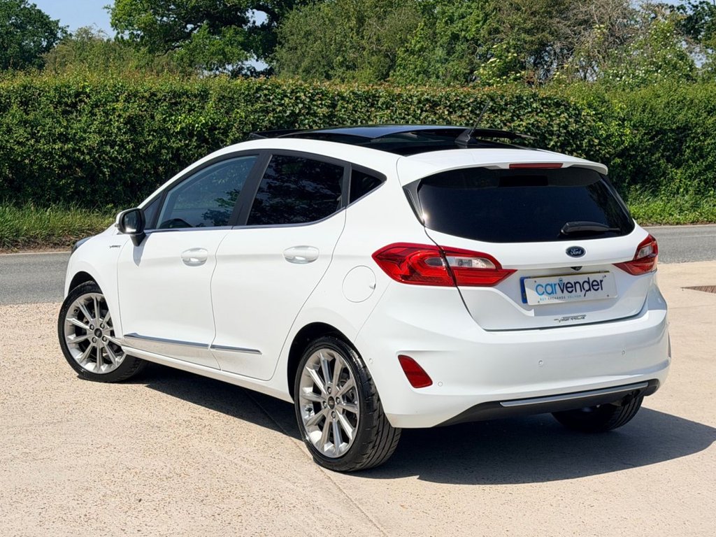 USED 2018 68 FORD FIESTA 1.0T EcoBoost GPF Vignale Hatchback 5dr Petrol Manual Euro 6 (s/s) (140 ps) P.Roof|Camera|Cruise|H.Seats|R.F Sensors|Apple CarPlay/Android Auto|