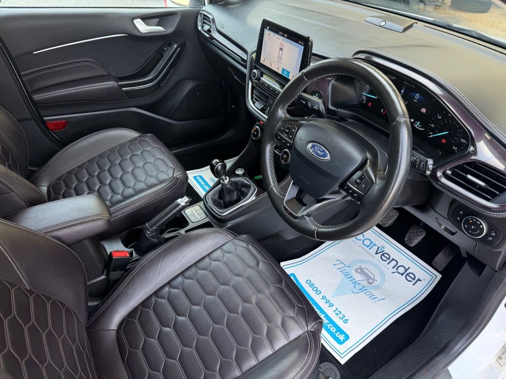 USED 2018 68 FORD FIESTA 1.0T EcoBoost GPF Vignale Hatchback 5dr Petrol Manual Euro 6 (s/s) (140 ps) P.Roof|Camera|Cruise|H.Seats|R.F Sensors|Apple CarPlay/Android Auto|