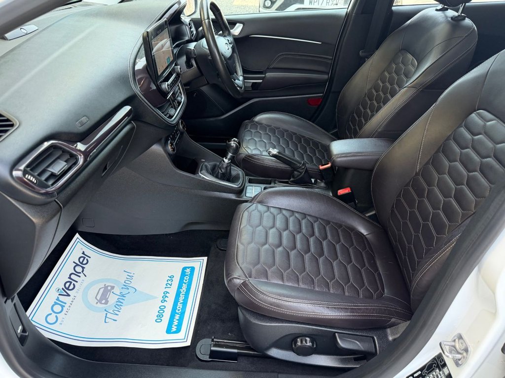 USED 2018 68 FORD FIESTA 1.0T EcoBoost GPF Vignale Hatchback 5dr Petrol Manual Euro 6 (s/s) (140 ps) P.Roof|Camera|Cruise|H.Seats|R.F Sensors|Apple CarPlay/Android Auto|