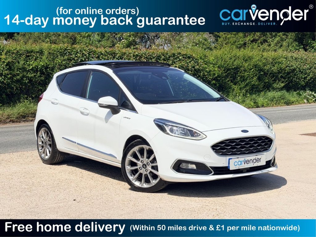 USED 2018 68 FORD FIESTA 1.0T EcoBoost GPF Vignale Hatchback 5dr Petrol Manual Euro 6 (s/s) (140 ps) P.Roof|Camera|Cruise|H.Seats|R.F Sensors|Apple CarPlay/Android Auto|