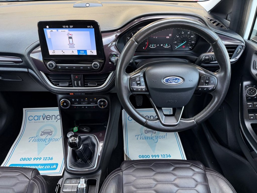 USED 2018 68 FORD FIESTA 1.0T EcoBoost GPF Vignale Hatchback 5dr Petrol Manual Euro 6 (s/s) (140 ps) P.Roof|Camera|Cruise|H.Seats|R.F Sensors|Apple CarPlay/Android Auto|
