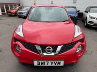 USED 2017 17 NISSAN JUKE 1.2 DIG-T Acenta SUV 5dr Petrol Manual Euro 6 (s/s) (115 ps) FSH 9 Stamps 1 Owner Euro 6 ULEZ